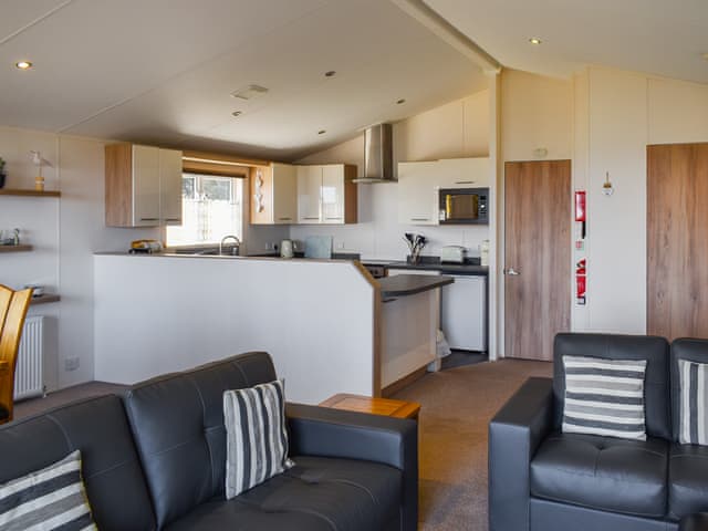 Open plan living space | Sunrise Lodge, Lowestoft