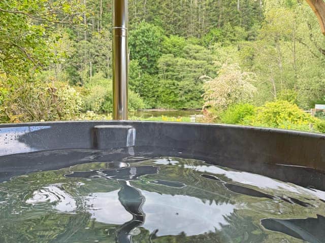 Hot Tub and river view | Dunmallet, Pooley Bridge and Northern Ullswater