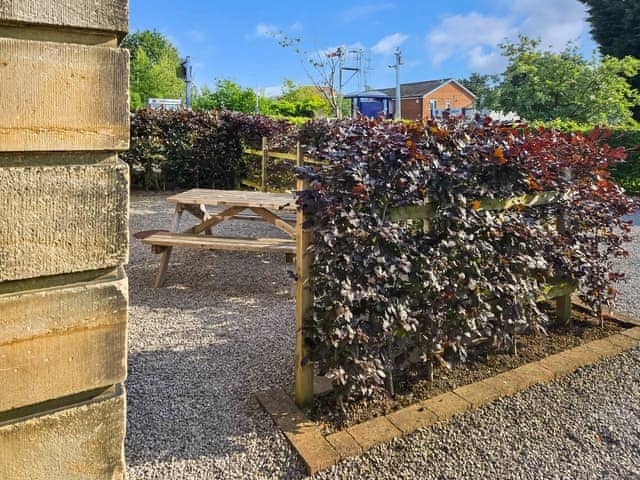 Sitting-out-area | The Station House - Station House Cottages, Upper Poppleton, near York