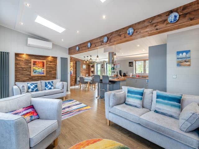 Open plan living space | Lakeside Lodge, Tallington Lakes