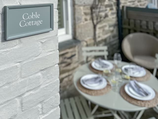 Sitting-out-area | Coble Cottage, Gerrans, near Portscatho