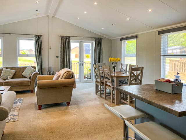 Open plan living space | Hazelnut Lodge, Bridlington