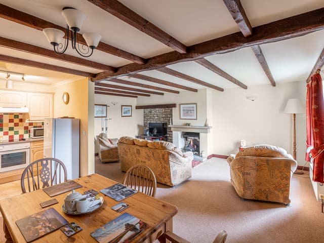 Open plan living space | The Smithy - Keld Head Farm Holiday Cottages, Pickering