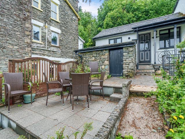 Sitting-out-area | Howe Cottage, Bowness-on-Windermere
