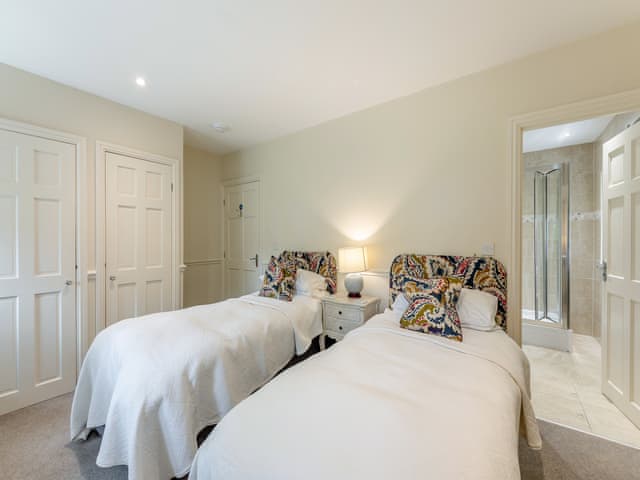 Twin bedroom | Doxford Dairy - Doxford Cottages, Doxford, near Embleton