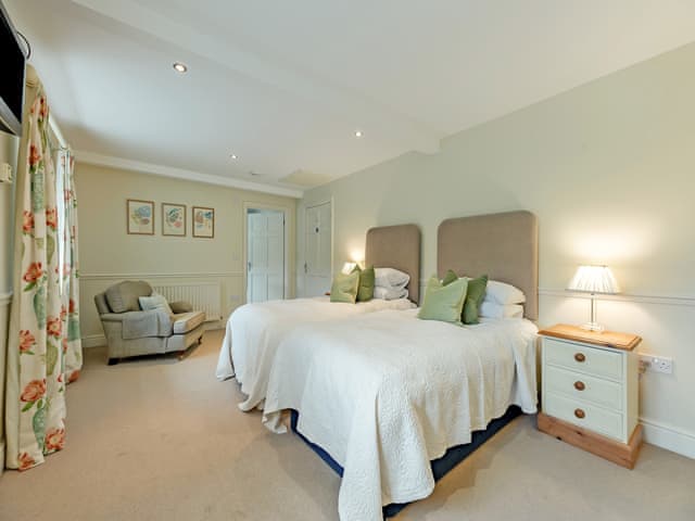 Twin bedroom | Fox Cover - Doxford Cottages, Doxford, near Embleton