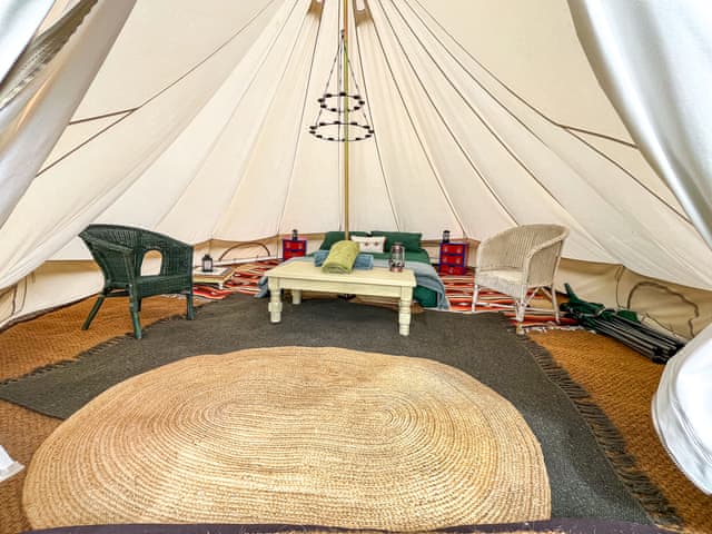 Open plan living space | Water Vole - Moat Farm Glamping, Shadoxhurst, Ashford