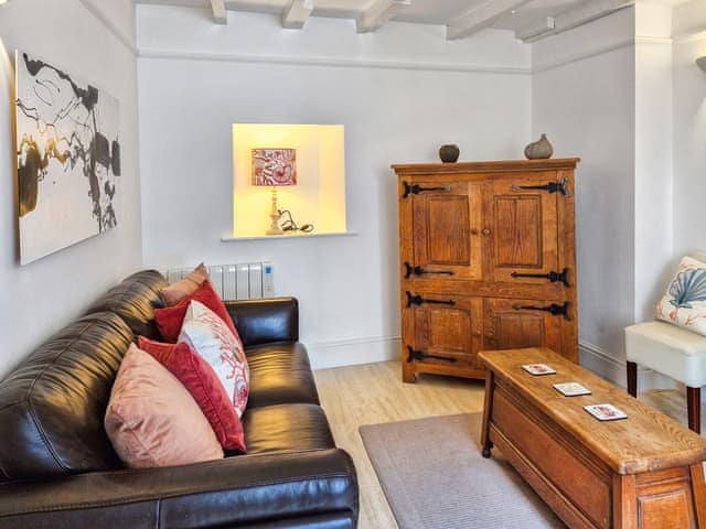 The lovely beamed living room | Oaken Cottage, Mousehole, Penzance