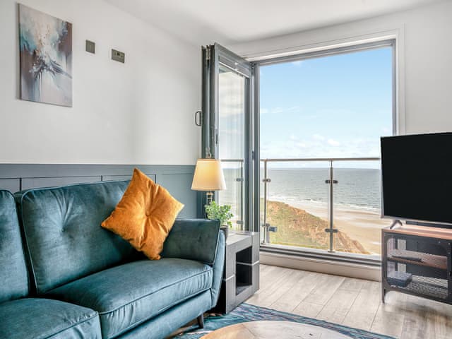 Living area | Penthouse North - Crakehall House, Saltburn-By-The-Sea