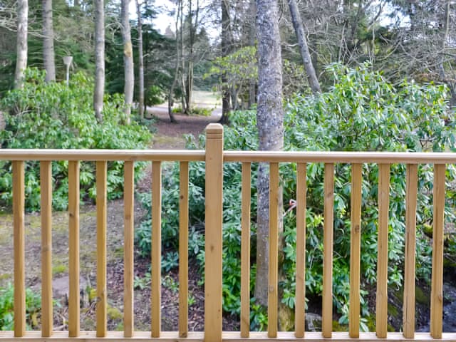 Balcony | Squirrel Lodge, Otterburn