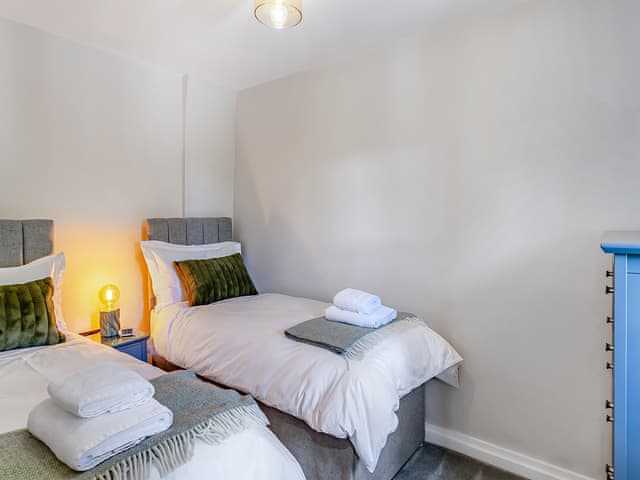 Twin bedroom | May Cottage, Warley, near Haworth