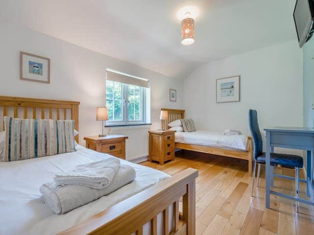 Twin bedroom | Number Two - Home Park Cottages, Helstone, Camelford