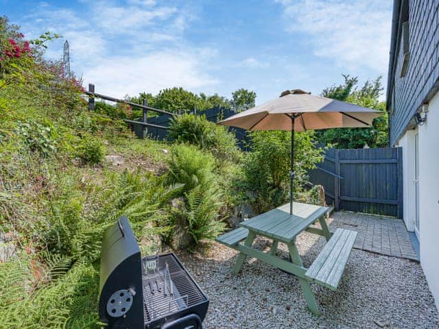 Sitting-out-area | Number Two - Home Park Cottages, Helstone, Camelford