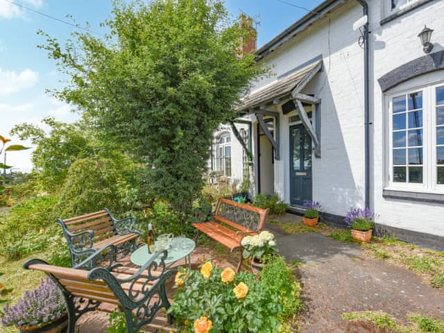 Sitting-out-area | Clee View Cottage, Ludlow