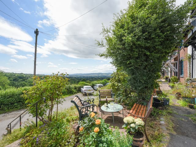 Sitting-out-area | Clee View Cottage, Ludlow