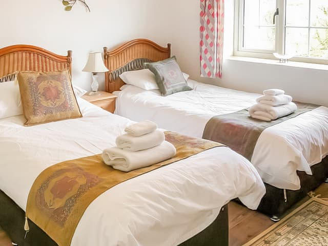 Twin bedroom | Britannia - Furley Cottages, Membury, near Axminster