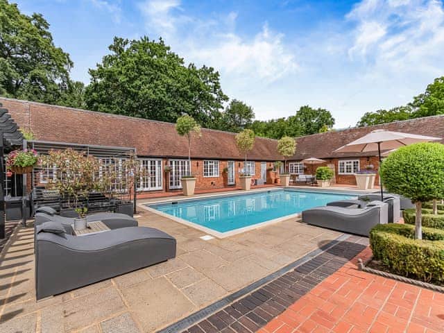 Swimming pool | Weston Cottage - Whitmoor Farm, Woking, near Guildford