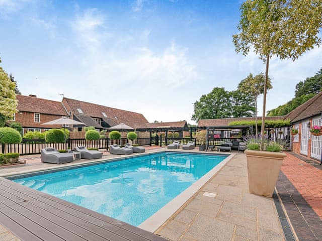 Swimming pool | Weston Cottage - Whitmoor Farm, Woking, near Guildford