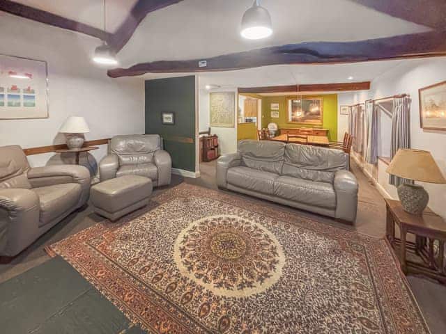 Open plan living room looking towards dining and kitchen area | Little Knott, Blawith, near Coniston