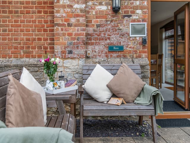 Sitting-out-area | Byre - The Victorian Barn, Blandford Forum