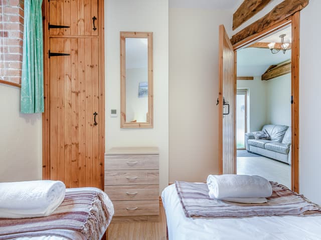 Twin bedroom | Stable - The Victorian Barn, Blandford Forum