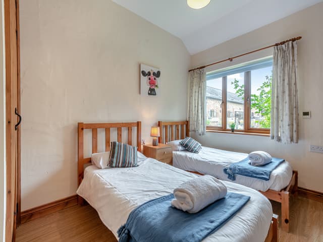 Twin bedroom | Lodge - The Victorian Barn, Blandford Forum