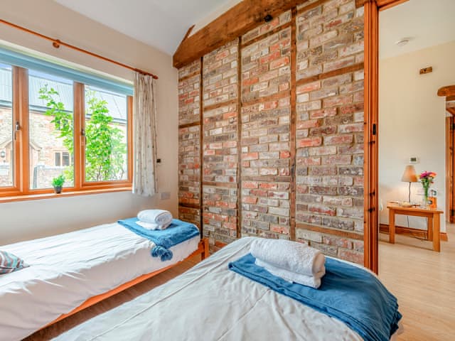Twin bedroom | Lodge - The Victorian Barn, Blandford Forum