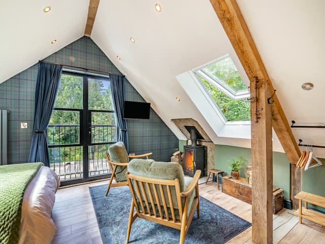 Open plan living space | The Woodland Loft, Hebden Bridge