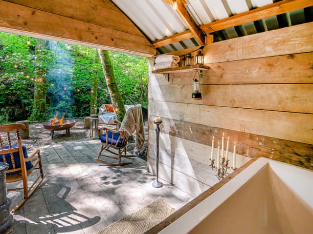 View from The Bath | The Woodland Loft, Hebden Bridge
