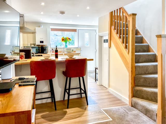 Kitchen area | The Old Posthouse Barn - Axbridge Holidays, Axbridge, near Weare