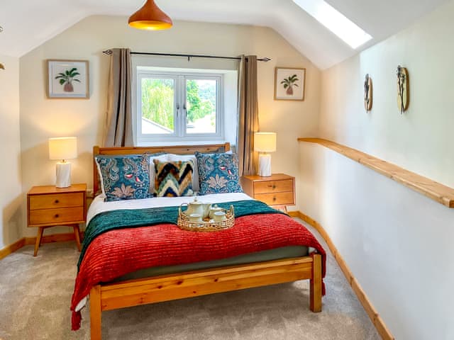Double bedroom | The Old Posthouse Barn - Axbridge Holidays, Axbridge, near Weare