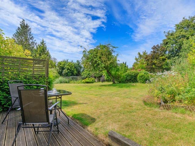 Sitting-out-area | Flaxpool Well Garden Room, Crowcombe, near Taunton