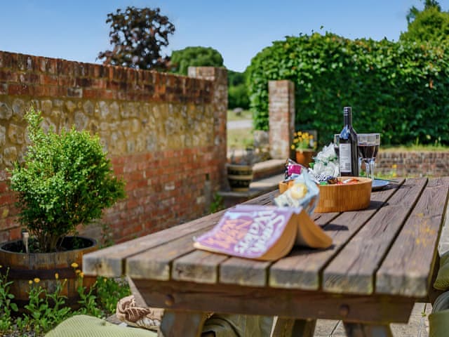 Sitting-out-area | Hayloft - The Victorian Barn, Blandford Forum