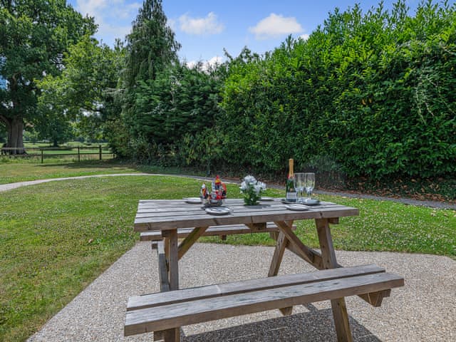 Sitting-out-area | Maplewood - The Victorian Barn, Blandford Forum