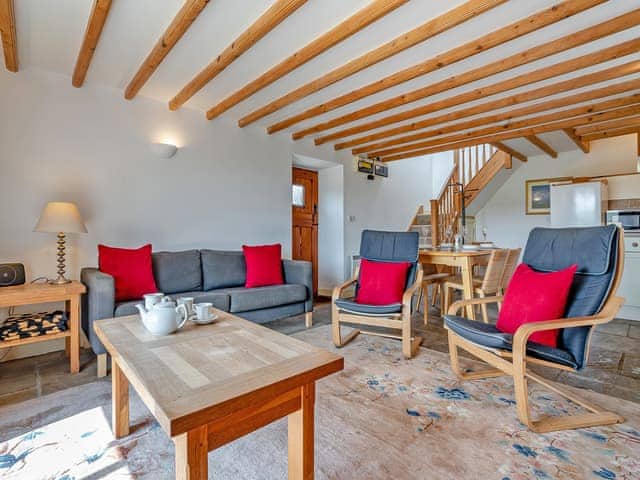 Open plan living space | The Old Barn - Maddy House Farm, near Castleton