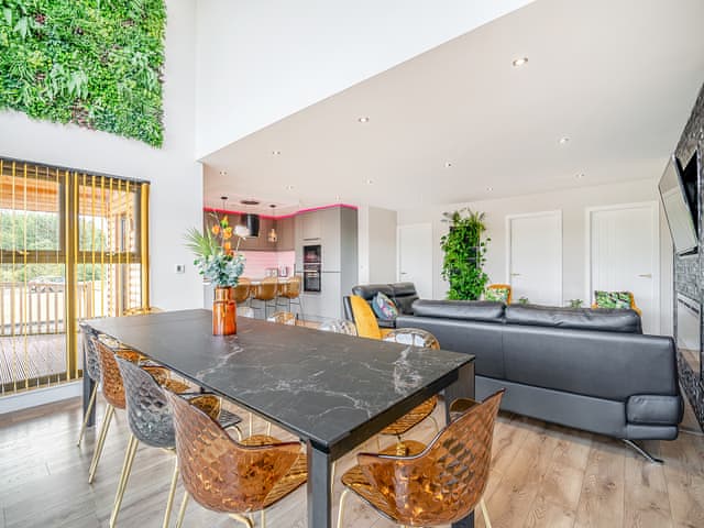 Open plan living space | Micklemore Lakes & Lodges, North Thoresby