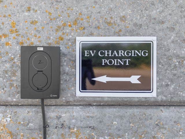 EV charger located at the property | Orchard Barn - Sydnall Farm, Bridgnorth and Ironbridge