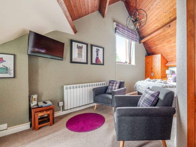 The Stable Loft high vaulted ceiling | The Stable Loft - The Stables Apartments, Bowness on Windermere