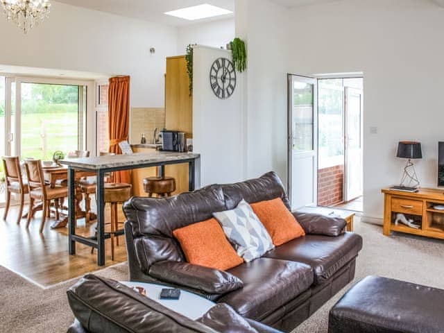 Open plan living area and kitchen | The Crofts, Winsford