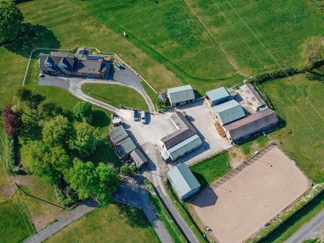Aerial shot of The Crofts | The Crofts, Winsford