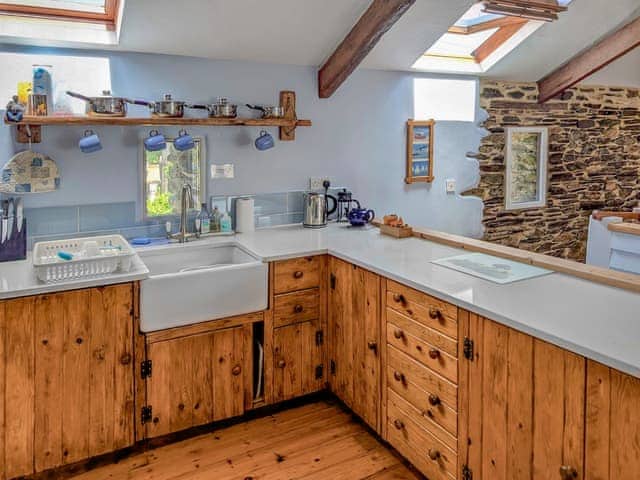 Kitchen, living space, New England | New England - Tregrill Farm Cottages, Menheniot, near Liskeard
