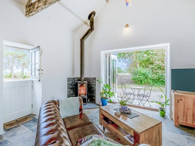 Open plan living space | The Little Barn, Blue Anchor, near Minehead