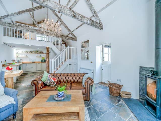 Open plan living space | The Little Barn, Blue Anchor, near Minehead