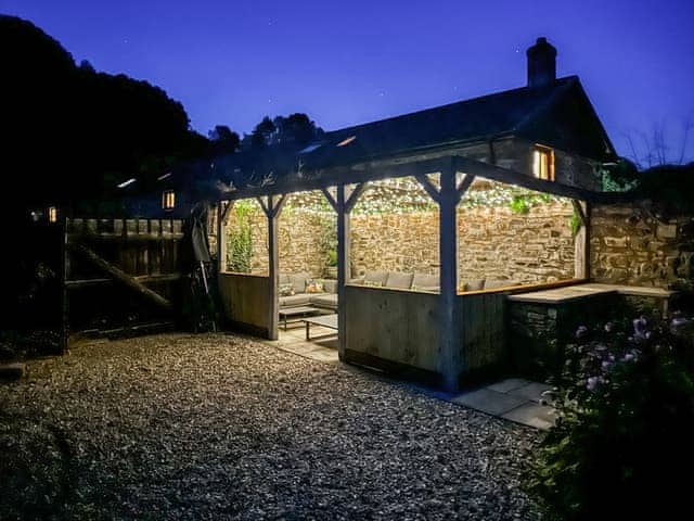 Sitting-out-area | Duvale Priory - Duvale Cottages, Bampton, near Tiverton
