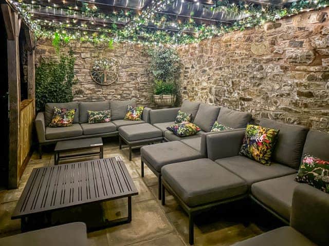 Sitting-out-area | Duvale Priory - Duvale Cottages, Bampton, near Tiverton