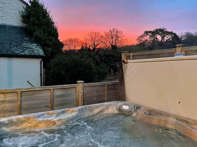 Hot tub | Duvale Priory - Duvale Cottages, Bampton, near Tiverton