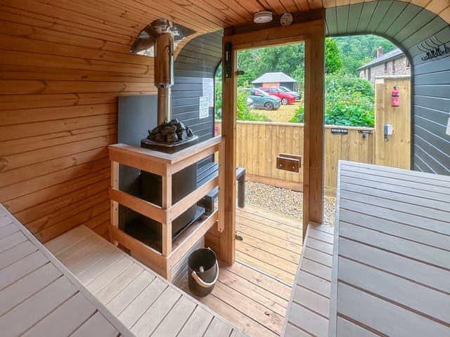 Sauna | Orchard Barn - Duvale Cottages, Bampton, near Tiverton