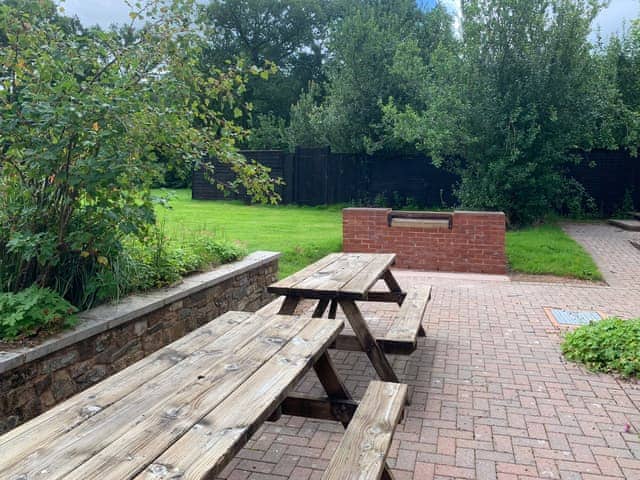 Sitting-out-area | Orchard Barn - Duvale Cottages, Bampton, near Tiverton