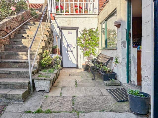 Sitting-out-area | Whalers Cottage, Whitby