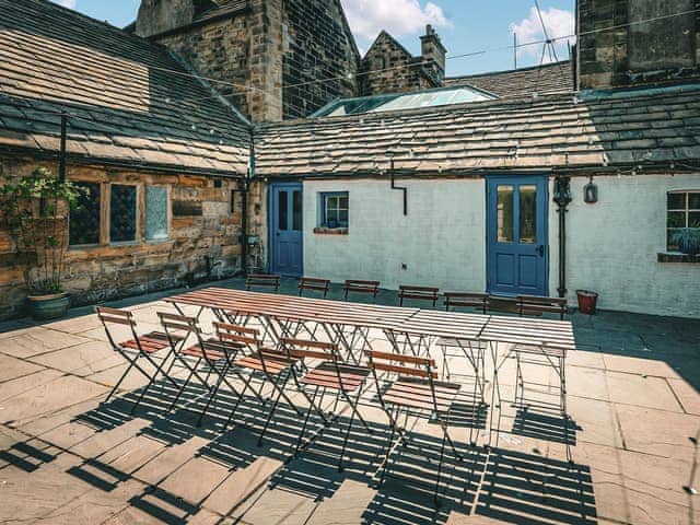 Sitting-out-area | Hodroyd Hall, Holmfirth